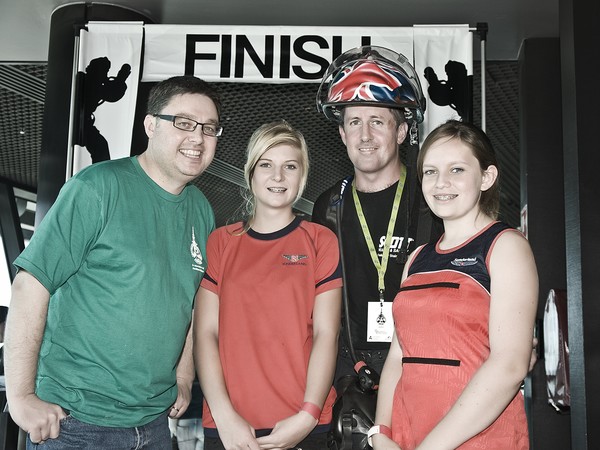 ACG Sunderland students help firefighters in the Sky Tower challenge 